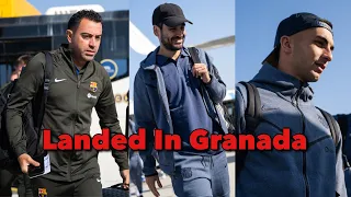 FC Barcelona Players Travel To Granada For La Liga Clash Vs Granada CF | , Félix, Cancelo, Gavi