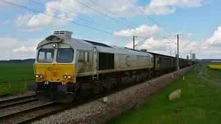 Trains TRANSILIEN TER FRET et INFRA SNCF OSR et ECR Passage à Niveau et Gare à NANTEUIL-LE-HAUDOUIN