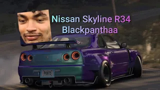 El Skyline de Blackpanthaa! | The Crew Motorfest Nissan Skyline GTR R34 Blackpanthaa Ed. Gameplay