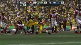 NFL 2014 MNF Week 14 - Atlanta Falcons vs Green Bay Packers - 3rd Qrt - Madden 15 PS4 - HD