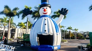 Giant Snowman Bounce