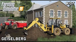 JCB CX4 | Public Works and Farming | Geiselberg | Farming Simulator 19 | Episode 106