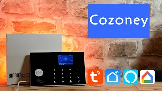 COZONEY : ALARME CONNECTÉE (TUYA - SMART LIFE APPLICATION, GOOGLE HOME, ALEXA)