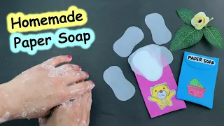 How to make paper soap | paper soap | homemade paper soap | paper soap banane ka tarika |Sajal malik