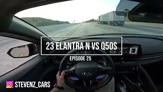 23 Elantra N vs Q50 S