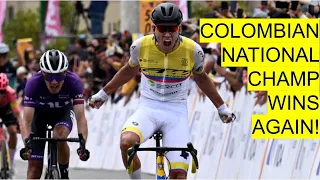 HE BATTERED WORLD TOUR PROS AGAIN! - Tour of Colombia 2.1 Stage 3
