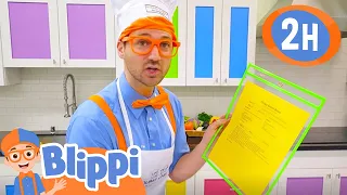 Learn to Cook - Yummy Vegetable Treats | Blippi | Educational Kids Videos | Moonbug Kids