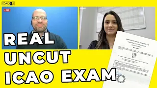 REAL UNCUT RECORDING OF ICAO EXAM - ENGLISH LANGUAGE PROFICIENCY TEST ICAO4U - certified icao exams