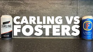 Fosters Lager Vs Carling Lager Review