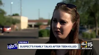 Stabbing suspect's family speaks out after teen victim killed