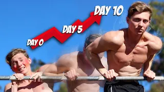 I Learned How To SLOW Muscle Up In 10 Days