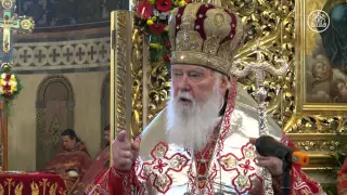 Проповідь Патріарха Філарета на храмовому святі Михайлівського Золотоверхого собору столиці
