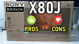 Sony X80J: Pros and Cons / Smart TV 4K with Google TV and Dolby Vision