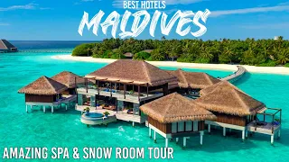 Best Hotels Maldives 2021. Amazing Spa and Snow Room Tour. Luxury Travel Maldives