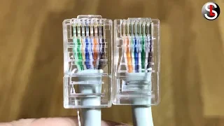 How to squeeze the network cable (twisted pair). 4 Ways