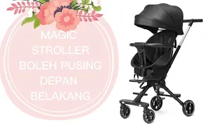 MAGIC STROLLER D8 AC SHOPPER MACAM MANA PASANG