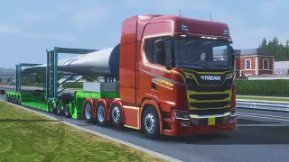 Longest Trailer Vs Full Power Upgraded Truck ! Truckers Of Europe 3 - Mobile Gameplay | Android Ios