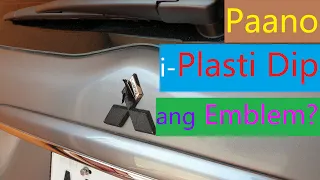 How to Plasti Dip Emblems [Montero Sport] | Complete Tutorial