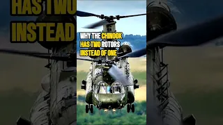 WHY THE CHINOOK HAS TWO ROTORS INSTEAD OF ONE? #chinook #chinookhelicopter