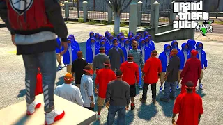 GTA 5 ONLINE - CRIPS VS BLOODS  🔴🔵