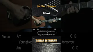 Ghost - Justin Bieber | EASY Guitar Tutorial with Chords / Lyrics
