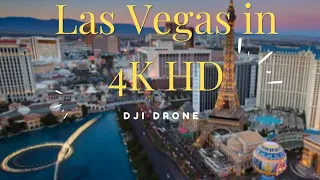 Las Vegas 4K HD DJI drone footage