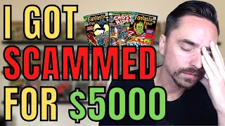 STOLEN COMIC BOOKS! Instagram SCAM for Over $5000 - Need Your Help