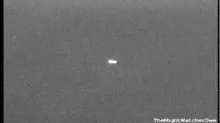 Orb and a Glowing Larger UFO Recorded in Linköping Sweden 6 April 2013