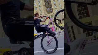 THIS Song Gave Him POWERS! #shorts #bikelife #wheelie