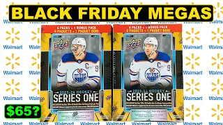 NEW MEGA BOXES! - 2023-24 Upper Deck Series 1 Hockey Retail WALMART Mega Boxes x2 - Black Friday ‘23