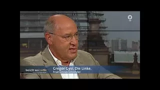 "Wir haben alle versagt!" - Gregor Gysi im ARD-Sommerinterview 16.08.2015 - Bananenrepublik