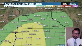 FIRST ALERT: Severe storms possible Tuesday afternoon and evening