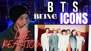 BTS BEING ICONIC  ( LIVE REACTION! )