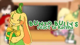 past Bunzo bully's react to karma | poppy playtime [ gacha club ]