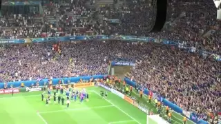 Победное единение сборной Исландии по мачта с англичанами Euro 2016