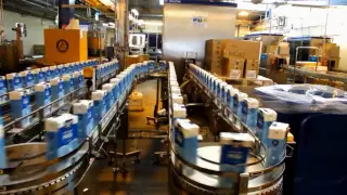 Dairy Hill Long Life UHT Milk video of packaging production process