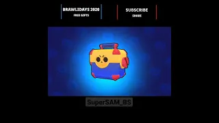 BRAWLSTARS ALL FREE GIFTS 🎁 | BRAWLIDAYS 2020