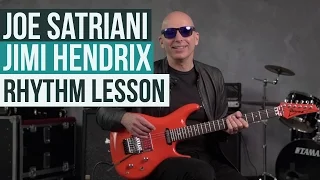 Joe Satriani Lesson - How to Play Rhythm Guitar Like Jimi Hendrix