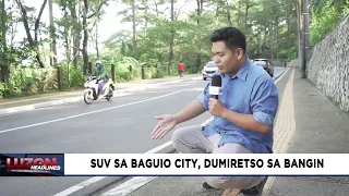 SUV sa Baguio City, dumiretso sa bangin