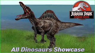 Jurassic Park Operation Genesis - All Dinosaurs Showcase
