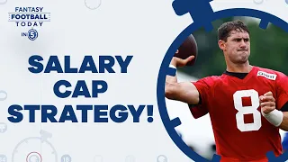 Salary Cap Draft Strategy Guide! Best Tips to Dominate Your League! (Fantasy Football Today in 5)