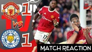 Реакция фанатов «Манчестер Юнайтед» Манчестер Юнайтед 1-1 Лестер Сити MAN UNITED против ЛЕСТЕР СИТИ