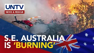 Thousands flee as bushfire burns in South East Australia