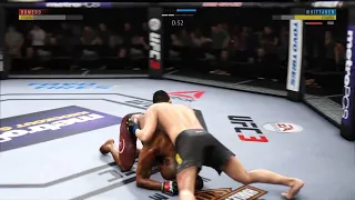 Yoel Romero vs Robert Whittaker UFC 3 Simulation (AI)