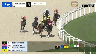 Gulfstream Park Carrera 3 - 2 de Enero 2022