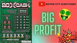 😲BIG PROFIT!!😲NEW 20X THE CASH TICKETS #BOOM BABY #MILOTTERY #MONEY #SCRATCHOFFS #MCS #SHORTS
