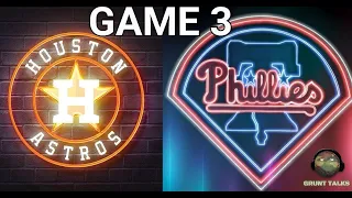 Houston Astros vs Philadelphia Phillies World Series Game 3 10/29/22