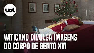 Vaticano divulga imagens do corpo de Bento XVI