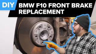 BMW 550i Front Brake Pad & Rotor Replacement DIY (2011-2016 BMW F10 550i, F12 650i, Gran Coupe)