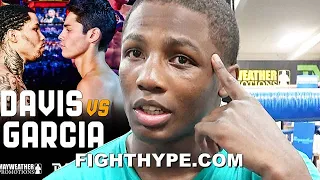 JALIL HACKETT, SPARRED GERVONTA DAVIS, GIVES RYAN GARCIA "SOLID" ADVICE; DETAILS 15 "INTENSE" ROUNDS